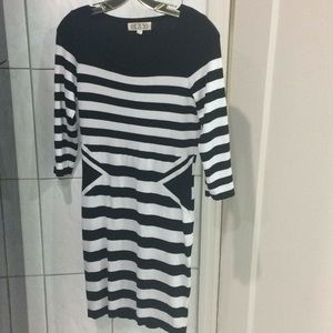 Black and white dress